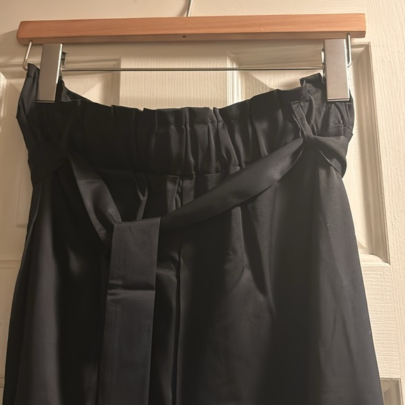 Dressy pant ankle pants le/ removable belt -and ankle ties - Picture 2 of 4